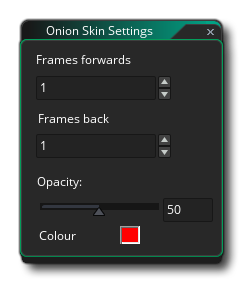 Image Editor Onion Skin Properties