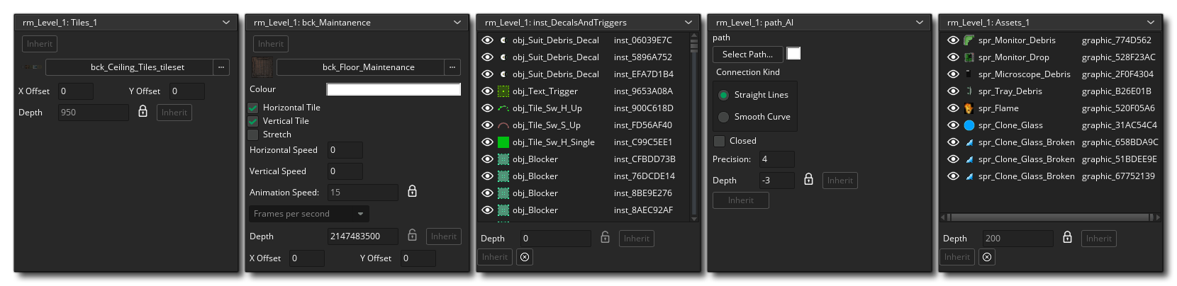 Room Editor Layer Properties