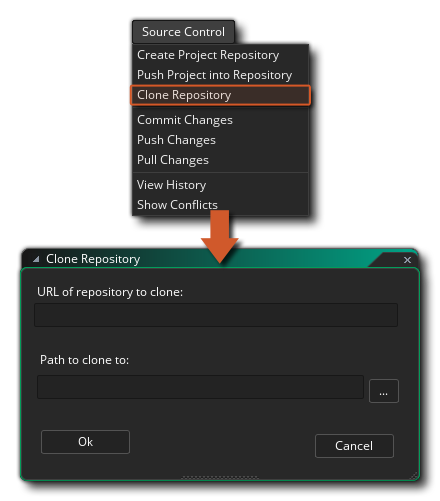 Source Control Clone Repository