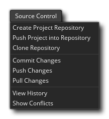 Source Control Context Menu