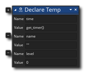 Temp Variable Expansion Example