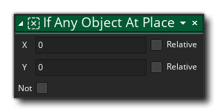 If Any Object At Place Syntax