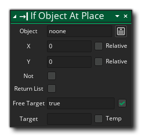 If Object At Place Syntax