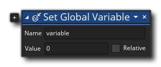 Set Global Variable Syntax