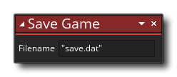 Save Game Syntax
