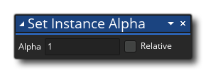 Set Instance Alpha Syntax