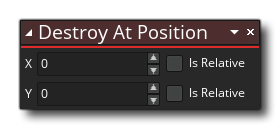 Destroy At Position Syntax