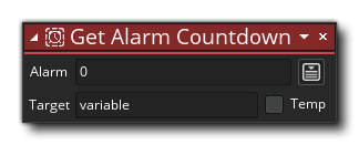 Get Alarm Syntax