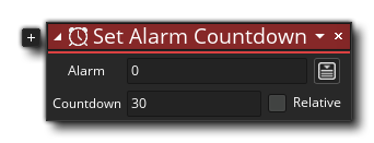 Set Alarm Syntax