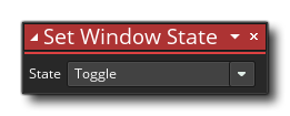 Set Window State Syntax