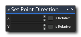 Set Point Direction Syntax