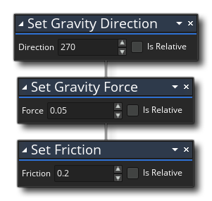 Set Gravity Direction Example
