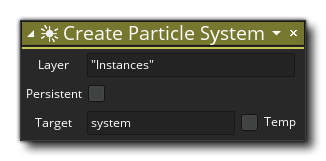 Create Particle System Syntax