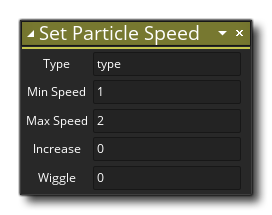 Set Particle Speed Syntax