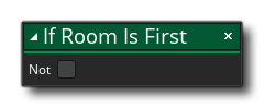 If Room Is First Syntax