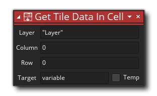 Get Tile Data In Cell Syntax