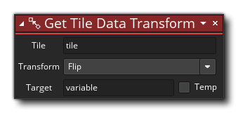 Get Tile Data Transform Syntax