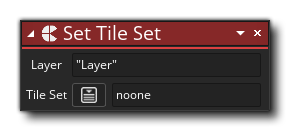 Set Tile Set Syntax