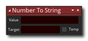 Number To String Syntax